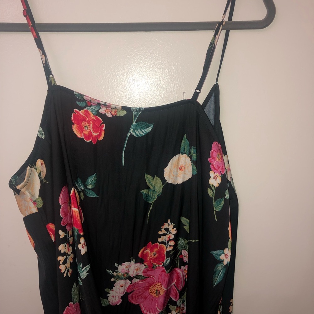 Floral Black Camisole Top - Picture 5 of 10